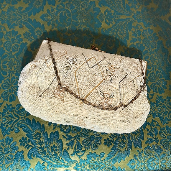 VINTAGE mini beaded bag - Picture 2 of 6